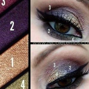 New! Limited Edition Mary Kay Mineral Eyeshadow Fall Green Gold Purple Maroon